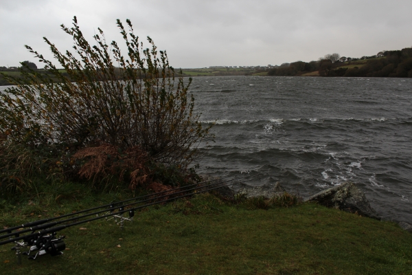 Angling and playing fish in these conditions can be tricky