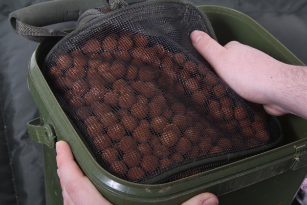 Place your boilies in a bucket over night to protect them from rodents