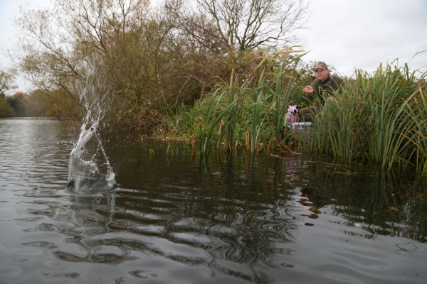 Balls of Groundbait are highly attractive and easy to dispatch onto my spots