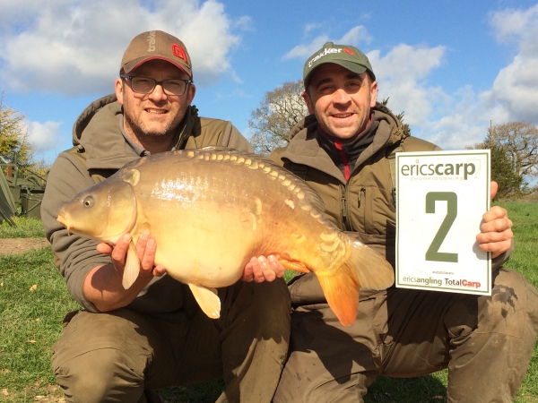 The chunky 20lb 11oz mirror that got us onto the scoresheet