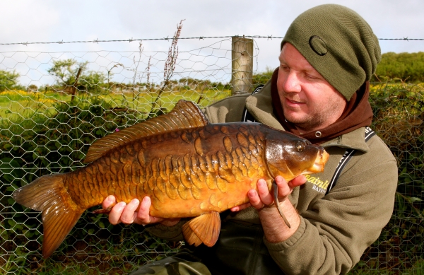 Check out this angry male, stunning carp!