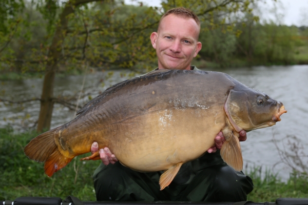 This thirty-pounder shows its just small fish that like a Zig!