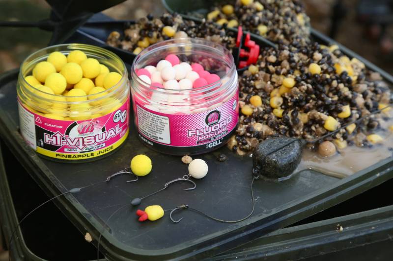 My varied spod mix also provides plenty of suitable hookbait options