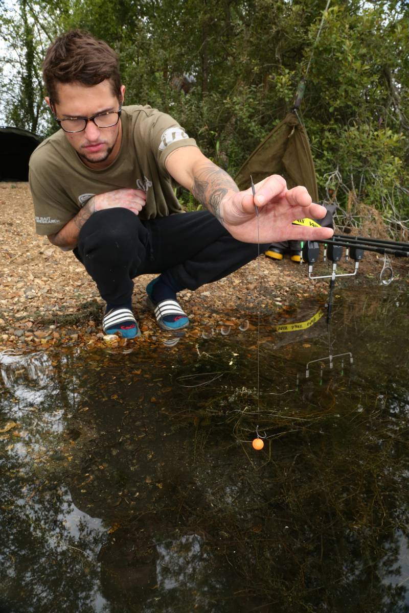 When using a Balanced Wafter set-up always check the presentation and level of rig counter-balance before casting out