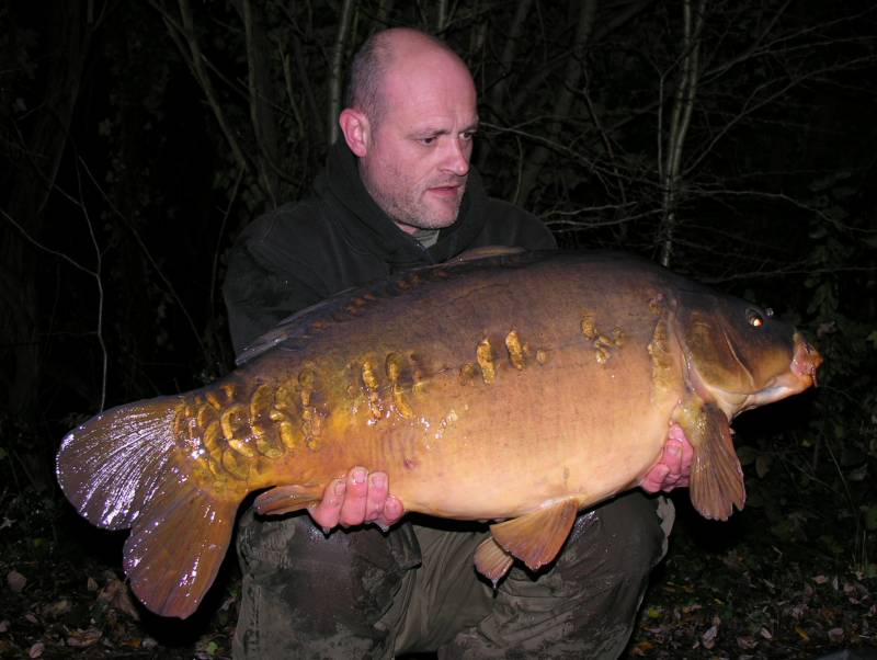 A winter biggie caught on a bright hookbait