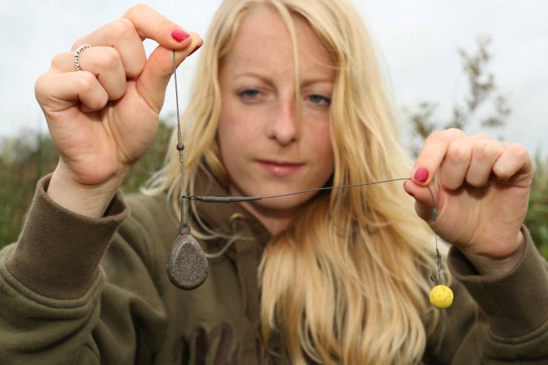 A Helicopter lead set-up is great for preventing tangles and fishing over silt