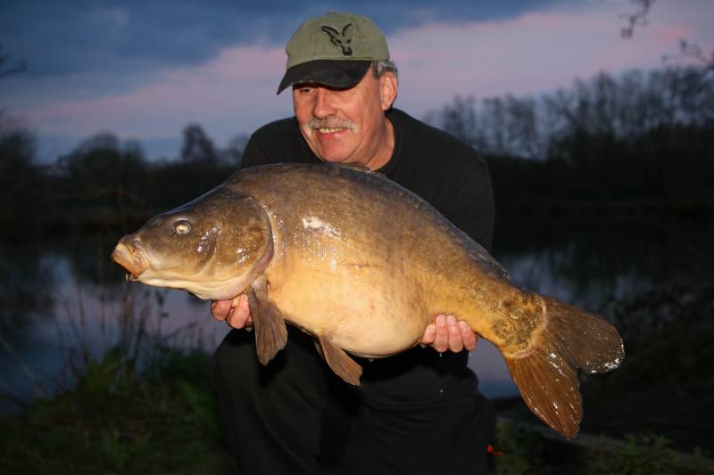 Part of a multiple spring catch where smaller baits helped keep the fish grubbing about