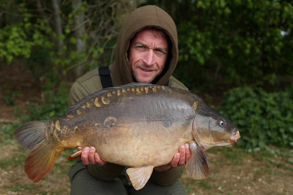 One after casting at showing fish