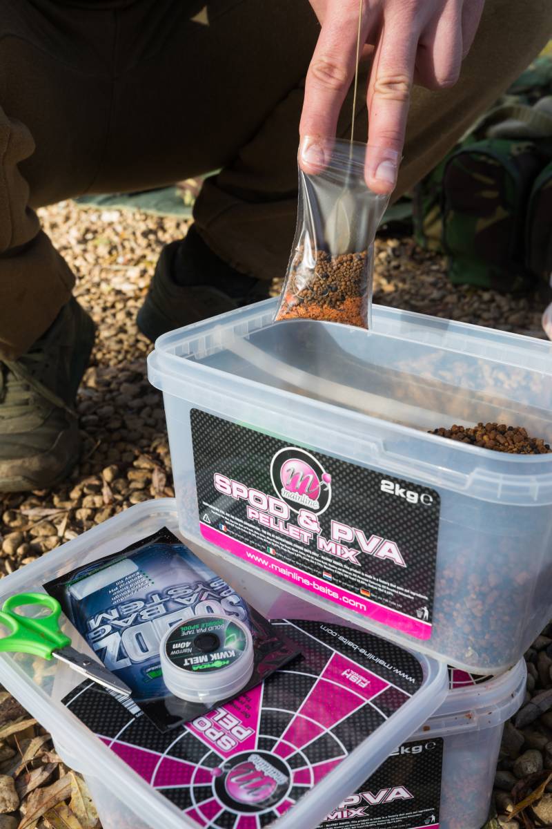 As the names suggests Spod & PVA Pellets are perfect for solid bags