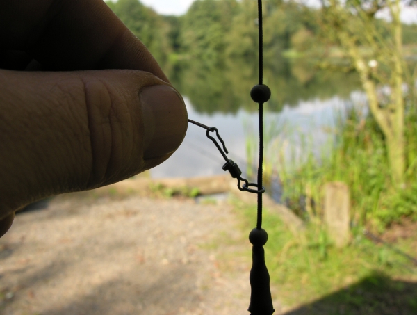 Clipping on a ready baited and balanced rig can maximise your effective fishing time.
