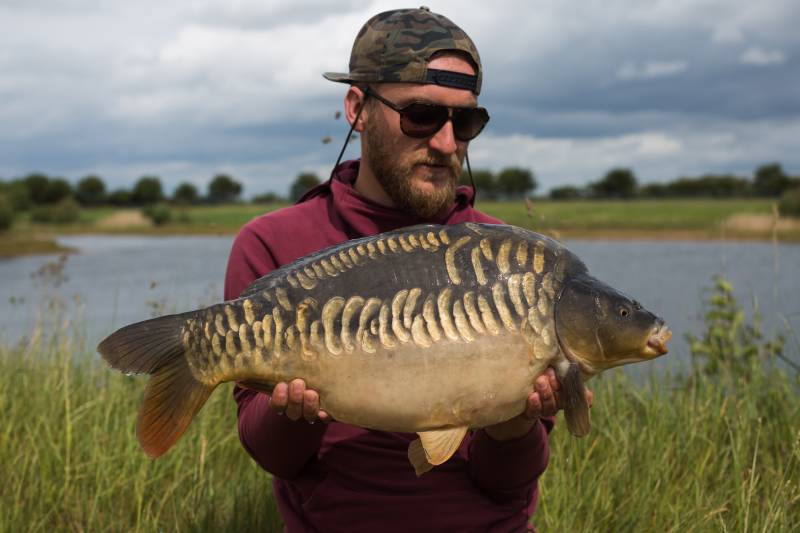 Considering hookbait colour is very important to me and kept the bites coming from these stunning Norton Disney, Embryo carp!