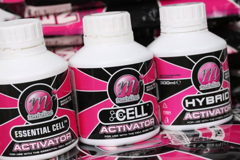 The Dedicated Activators are the liquid blends used to make the boilies, so it makes sense to use these liquids to rehydrate and enhance the baits