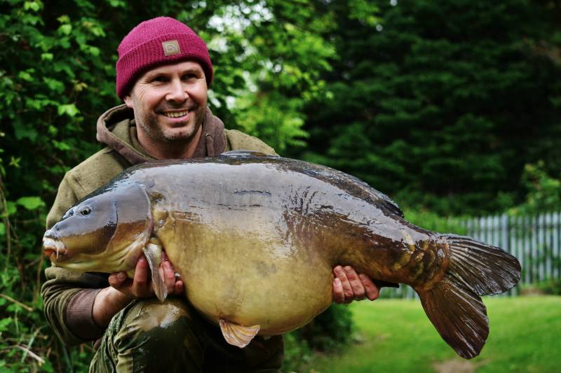 A 46lb 12oz carp that saw my bait as food, not danger and that is an edge!