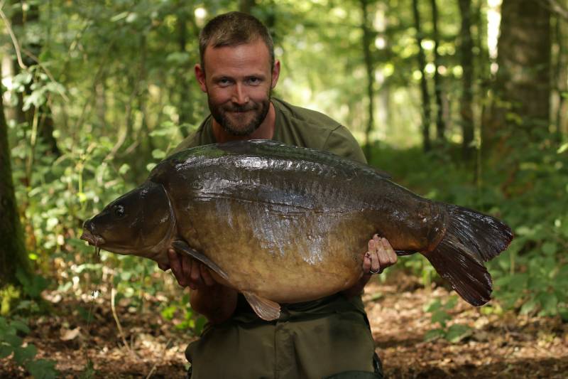 This 46lb French mirror was hungry!