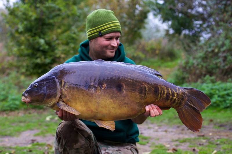 An autumn mirror when the fact I’m using an established bait and food source is kicking in