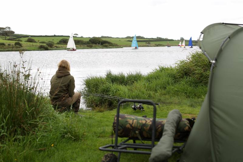 Even when the boats are out Upper Tamar is a peaceful place to be