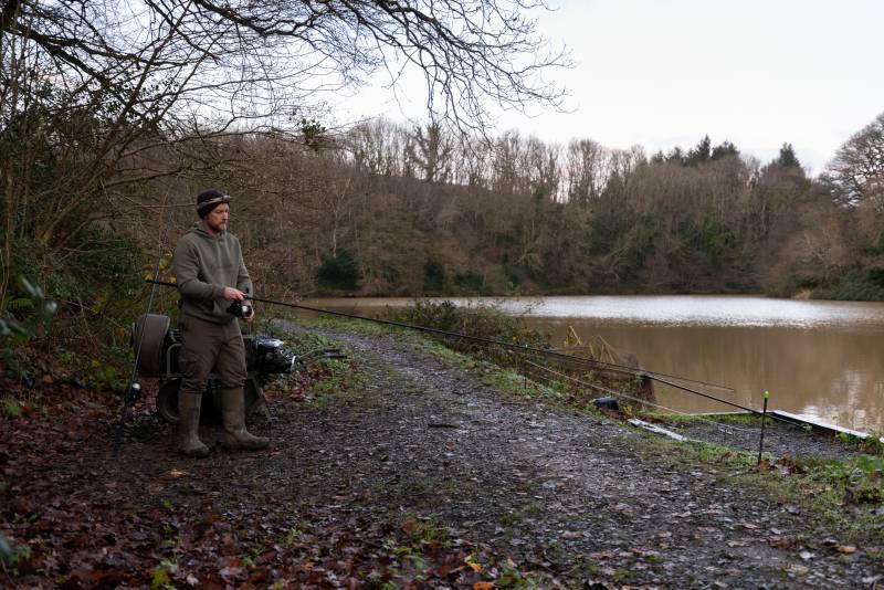 Clipping-up for an accurate cast light to the far margin.