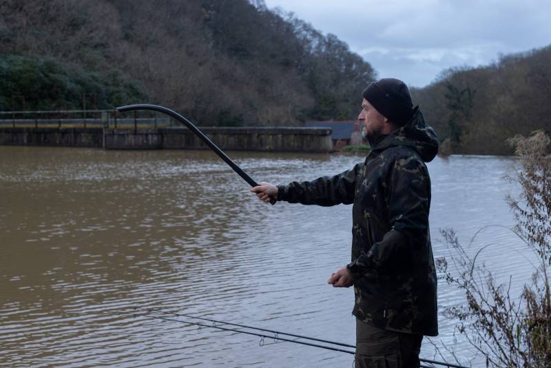 The rain had finally hit, but I still needed to maintain my little and often baiting approach.