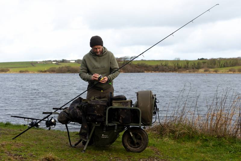 Without the tie of a baited spot you can freely roam, fishing from the barrow with single hookbaits.