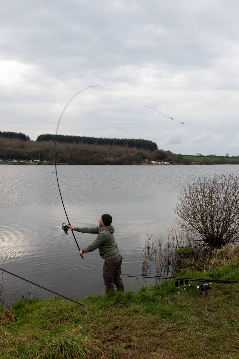 Casting PVA stringers at fish activity can bring about quick bites!