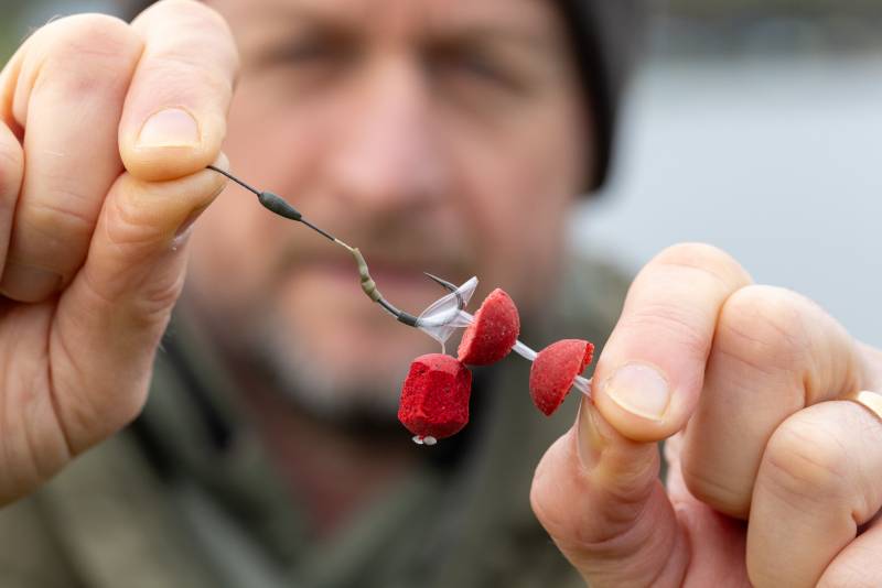 Scaling things down with just two half baits.