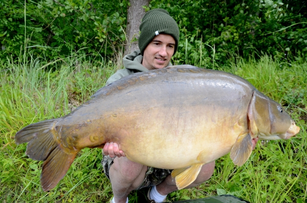 A lovely carp caught on a balanced hookbait!