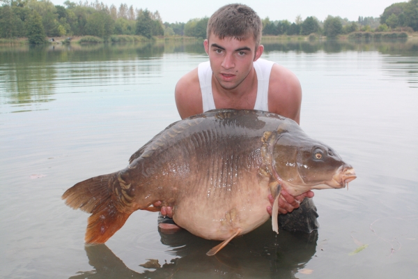 Nephew Matt with 58lb mirror that couldn't resist Activ-8!