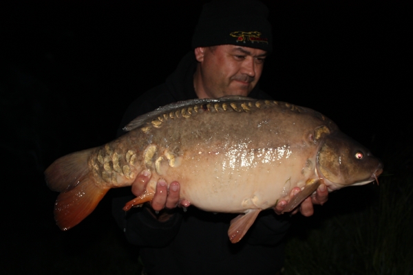 17lb 4ozs from baited spot of Spod & PVA Pellet mix!